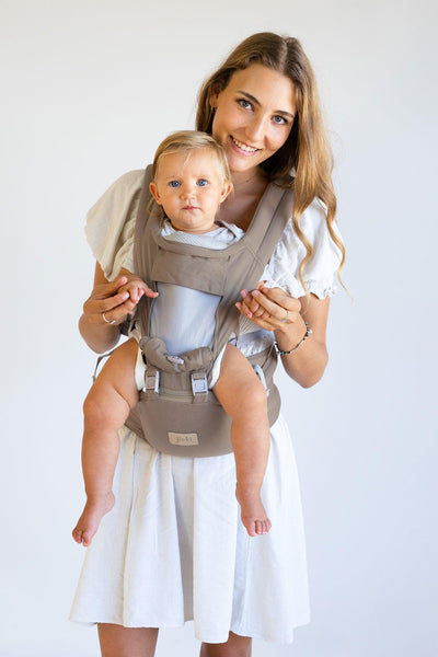 Jinki Baby Carrier with Hip Seat - Bamboo - jinki